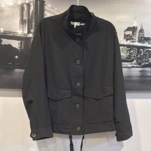 NWT Calvin Klein Button-Down Technical Twill Jacket